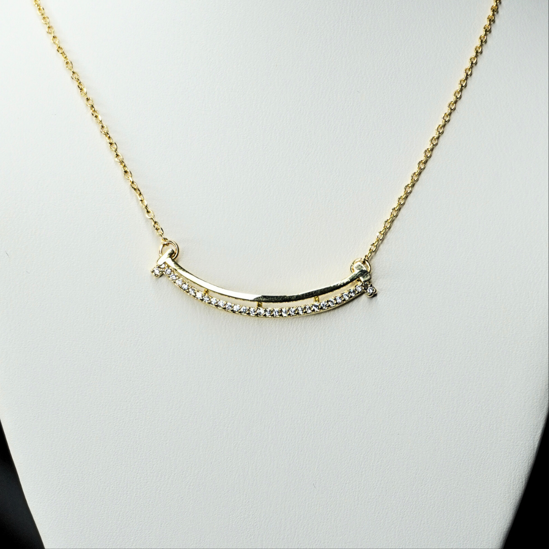 SLIM GEMSTONE PENDANT NECKLACE