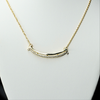 SLIM GEMSTONE PENDANT NECKLACE